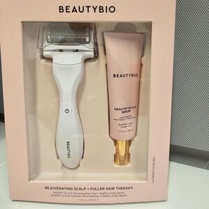 BeautyBio GloPRO Rejuvenating Scalp + Fuller Hair Therapy Microneedling Set NEW